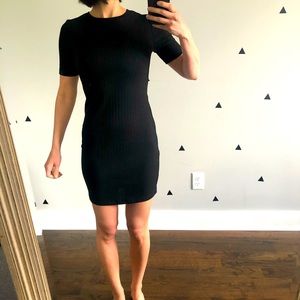 Black Dress with Open Back